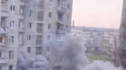 Украинские боевики не смогли произвести контролируемый подрыв многоэтажки на западной окраине Артемовска