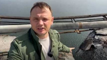 ВСУ снова ударили по Антоновскому мосту в Херсоне из РСЗО HIMARS