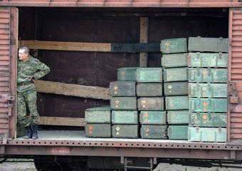 Под Новосибирском сгорели 10 вагонов с боеприпасами