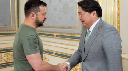 «Ключевой партнер Украины в Азии»: глава МИД Японии прибыл в Киев