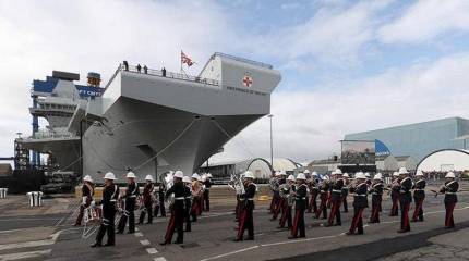 Второй британский авианосец Prince of Wales готовится к ходовым испытаниям