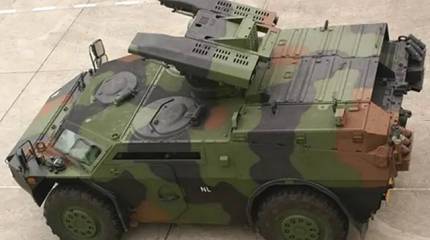 Un raro Fennek SWP enviado en secreto a las Fuerzas Armadas de Ucrania fue quemado