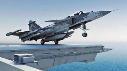 Компания СААБ завершает проектирование палубного истребителя "Си Грипен"