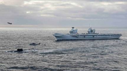 Великобритания временно передала флагман Королевского флота  авианосец HMS Queen Elizabeth под командование НАТО