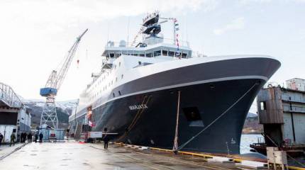 В Норвегии благословили «на ратные подвиги» новый разведывательный корабль