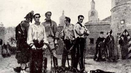 185 лет назад были казнены пять руководителей восстания декабристов