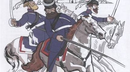 Русские партизаны 1812 года. И. Дорохов, Д. Давыдов, В. Дибич