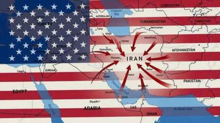 Трамп публикует карту со стрелками на Иран, КСИР грозит уничтожить базы США