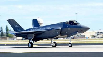 Истребитель ВВС США F-35 потерпел крушение над полигоном в Неваде