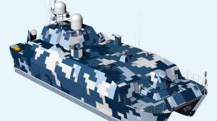 На Украине провели презентацию проекта ракетного катера «Богомол»