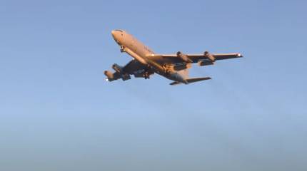 Российские средства ПВО проконтролировали полёт над Чёрным морем самолёта разведки E-8C Joint STARS ВВС США