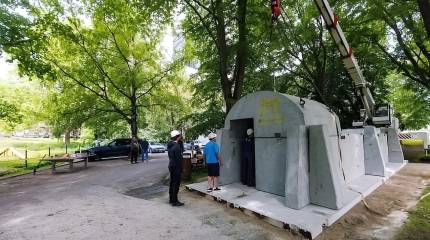 В Эстонии устанавливают убежища на улицах в ожидании украинских дронов