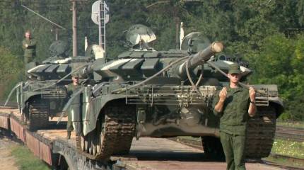 Белоруссия перебрасывает военнослужащих и боевую технику в Россию