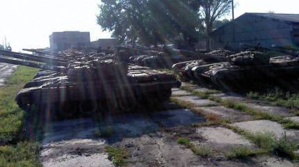 Танковая база в Артемовске