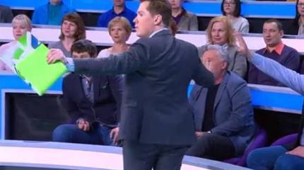 Нацистский лозунг от гостя НТВ вызвал острый скандал в студии