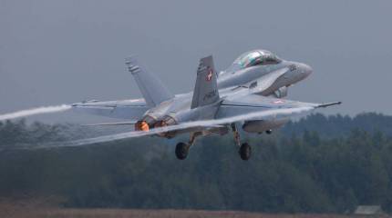 Швейцарский Hornet разбился во Франции