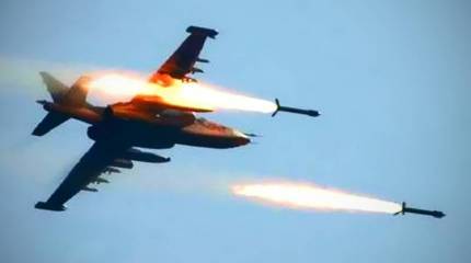 Ювелирные удары ВКС России по боевикам засняли с беспилотника