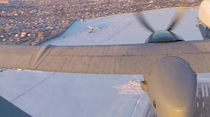 Лётные испытания БЛА «Альтаир» засняли на видео