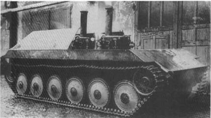 Проект парового гусеничного тягача Dampfschlepper (Чехословакия)