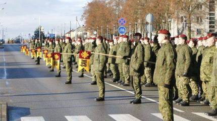 В Литве под звуки британского военного оркестра отметили день литовских вооружённых сил