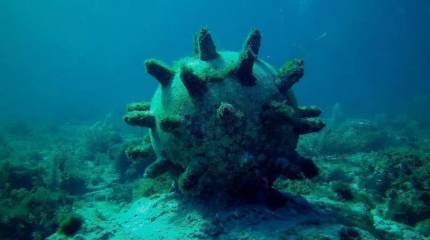 На месте строительства ветряной электростанции в Японии обнаружены американские мины времен Второй мировой войны