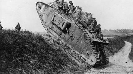 Первый танковый бой в истории и его последствия