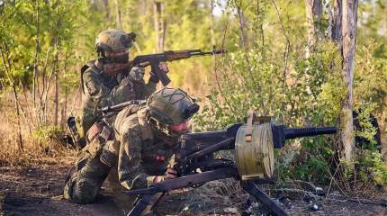 Активные бои в Звановке - последнем селе перед Северском с южного фланга