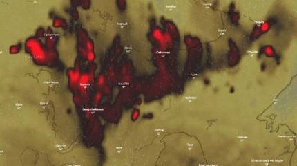 На Украине заявили, что карта сибирских пожаров напоминает контуры Крыма