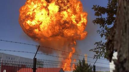 В Вильнюсе взрываются вагоны с СПГ, объявлена эвакуация местных жителей