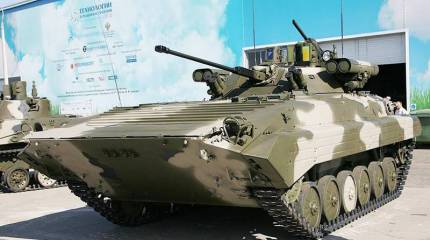 Модернизированные БМП-2М с боевым модулем "Бережок" поступили в ЦВО