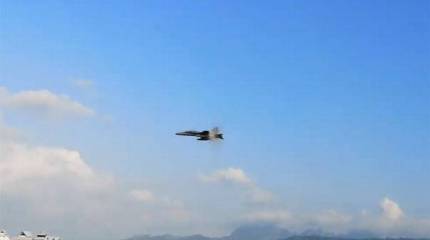 Инцидент с попаданием птицы в двигатель F-18 произошёл на авиашоу в Малайзии