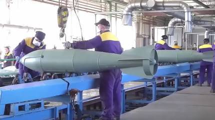 Минобороны РФ: В России началось массовое производство авиабомб ФАБ-3000