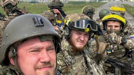 Украинские паблики показали кадры с захваченного пограничного пункта в Грайворонском округе Белгородской области