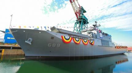 В Южной Корее завершили серию танкодесантных кораблей