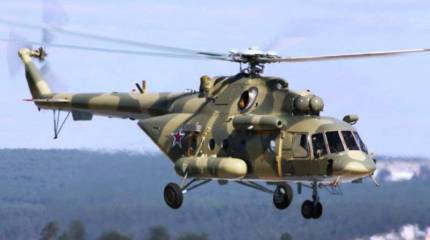 Российские военные получили первые модернизированные вертолёты Ми-8АМТШ