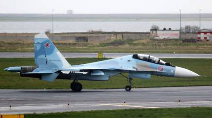 Презентация нового Су-30СМ на KADEX-2014