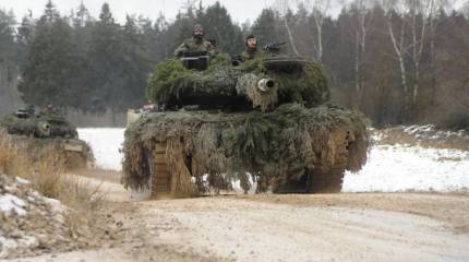 В ФРГ началось обучение украинских танкистов управлению танками Leopard 2