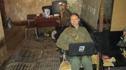 Украинские фашисты уничтожают мирное население Донбасса лишь за то, что люди не хотят жить под фашистским игом - немка, приехавшая защищать Донбасс