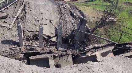 Сообщается о подрыве одного из мостов у Часова Яра по пути на Артемовск