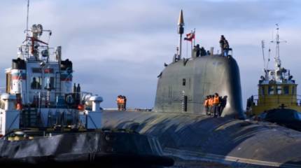 Первая серийная многоцелевая АПЛ проекта «Ясень-М» «Новосибирск» впервые вышла в море
