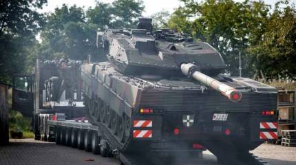 Первые модернизированные танки Leopard 2A7V поступили на вооружение Бундесвера