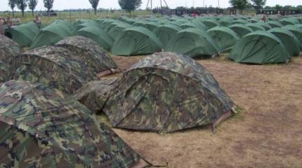 Пожар вспыхнул на украинском военном полигоне «Широкий Лан»