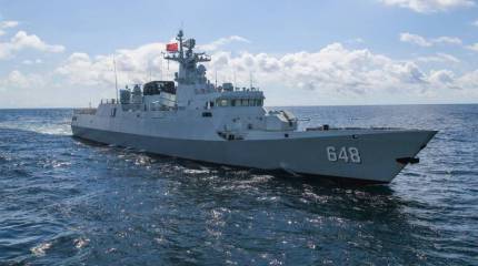 Четыре корабля ВМС Китая в сопровождении боевой авиации приблизились к Тайваню