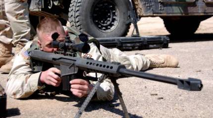 Самые известные крупнокалиберные снайперские винтовки. Часть 1. Barret M82