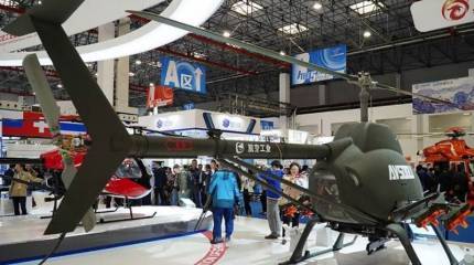 В Китае представили беспилотный вертолёт-"ракетоносец" AV500W