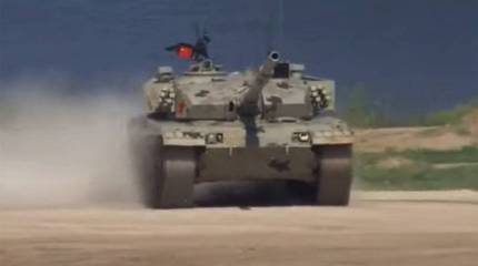 Армия Китая моделировала уличные бои с использованием танков на острове Тайвань