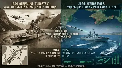 Как одна операция 1944 года предсказала войну на Чёрном море