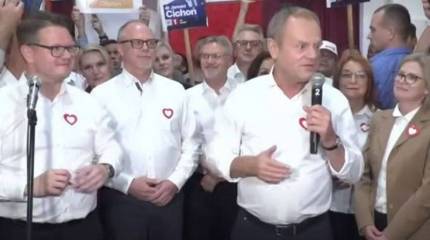 «Мы отстранили их от власти»: Лидер польской оппозиции Дональд Туск объявил о победе на парламентских выборах