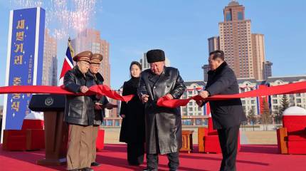 В КНДР открыли жилой квартал для семей погибших в Курской области военных