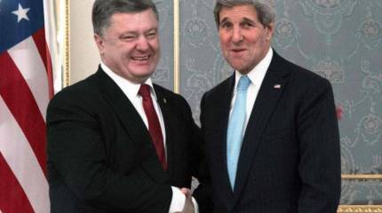 Порошенко и Керри согласовали единую позицию по проекту резолюции Совбеза ООН, касающегося Украины